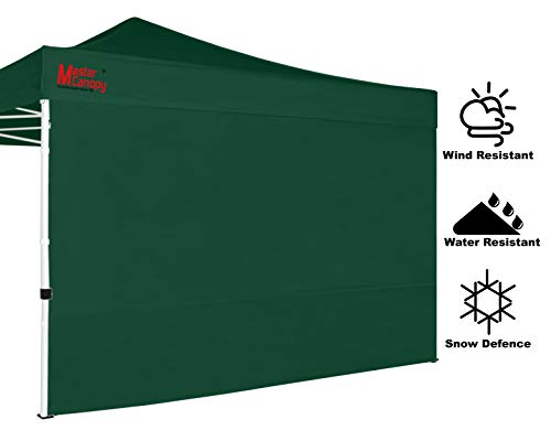 Image of MASTERCANOPY Instant Canopy Tent Sidewall for 12x12 Pop Up Canopy, 1 Piece, Forest Green