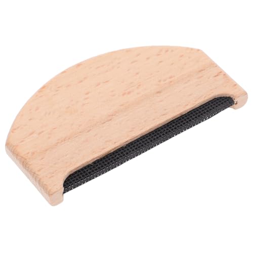 DIKACA Quitapelusas Portátil de Madera para Suéteres y Lana Removedor de Pelusa Reutilizable Cepillo Seco para Cachemira y Abrigo Herramienta Manual Ligera y Resistente para Prendas