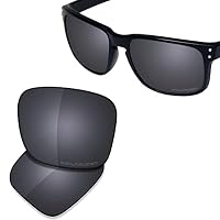Saucer Premium Ersatzgläser für Oakley Holbrook XL OO9417 Sonnenbrillen High Definition - Shield Black Polarisiert – Ansicht 2