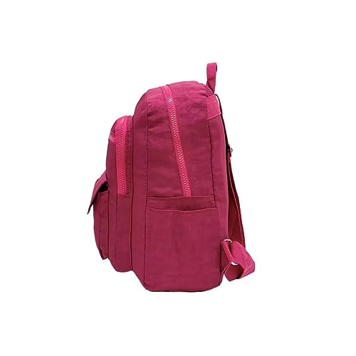 Kit Mochila + Estojo Escolar multifuncional impermeável, mochila feminina, juvenil (Pink)