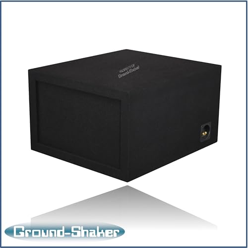 Image of 30HZ Reinforced Competition Single Ported Sub Box Sub Woofer Enclosure Speaker Box Car Audio Subwoofer Ground Shaker Box Ground-Shaker (Blue Plaque, 12 inch)
