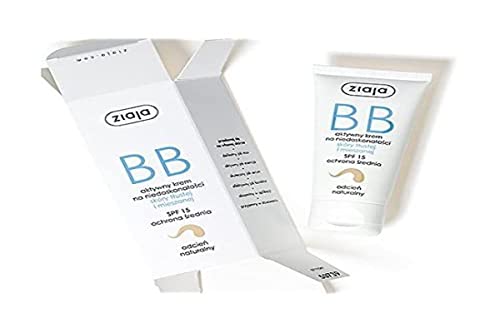 Ziaja Crema BB para pieles grasas y mixtas, tinte natural, 50 ml