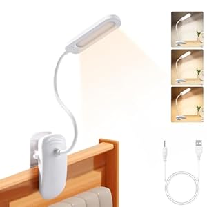 Diboniur Klemmleuchte Schreibtischlampe mit USB-Anschluss