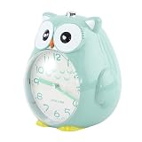Reloj despertador silencioso: hecho de material para un uso duradero.
