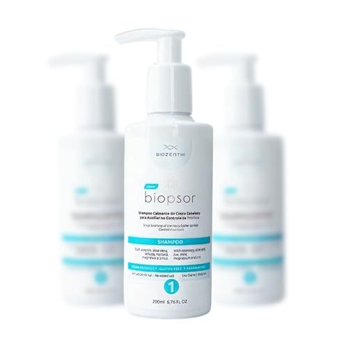 Shampoo Vegano para Couro Cabeludo com Biopsor (Psoríase) 200ml – Biozenthi
