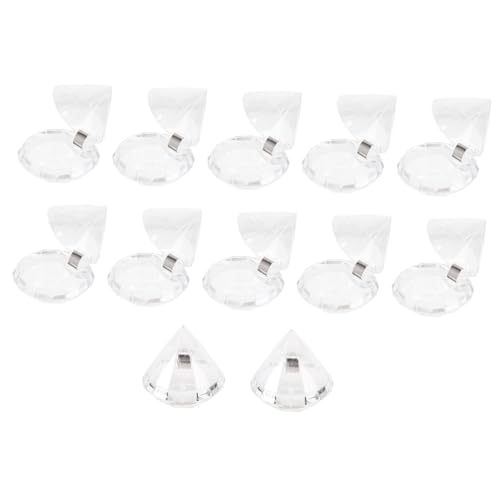 HEALEEP 12個ダイヤモンド型キャンディボックス プラスチック製 おしゃれなスイーツ収納ケース やホームデコレーションに お菓子や小物のデ