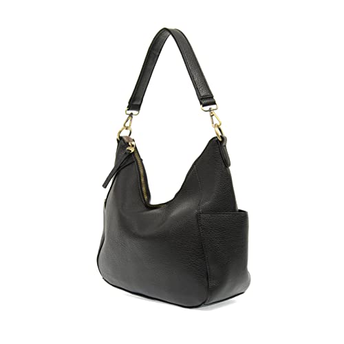 Image of Joy Susan Woman Trish Convertible Hobo Bag - Black