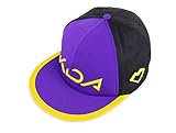 DAZCOS Cosplay Purple Black Baseball Hat for Daily Wear Sun Cap (purple)