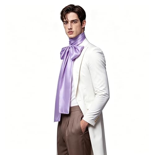 Image of COSDREAMER Mens Renaissance Scarf Jabot Cravat Costume Collar