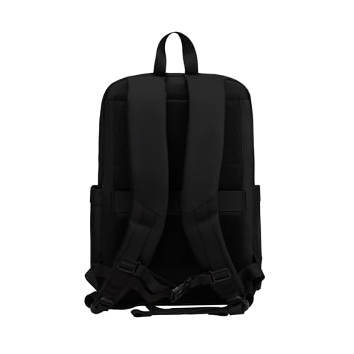 Image of F Gear Berlin Black 21L Premium Soft Touch Laptop Backpack | Fits 17 inch Laptop | Lightweight with Tablet Sleeve, 1 spacious compartment, 2 Pockets & Luggage Strap | Water-Resistant | Office & College