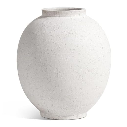 Large White Ceramic Vase Home Decor, Minimalist Tall Vases Living Room, Table, Bathroom,