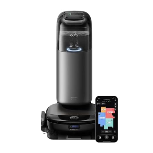 Robot Aspirapolvere Intelligenti eufy S1 Pro robot aspirapolvere lavapavimenti con mappatura, Always Clean Mop, aspirazione a 8.000 Pa, evitamento degli ostacoli, mappatura multistadio, lavaggio dei bordi, controllo LCD