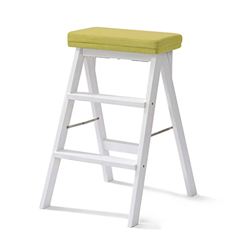 Escaleras plegables ligeras de madera maciza para alcanzar zonas altas sin ocupar espacio