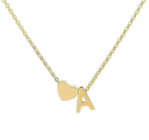 BEAUTIFUL ALPHABETS NECKLACE; NAME INITIAL CHAIN PENDANT FOR WOMEN N GIRLS