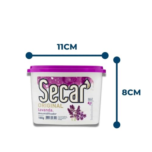 Kit 4 Unid Evita Mofo Desumidificador Anti Mofo Secar 180g Lavanda