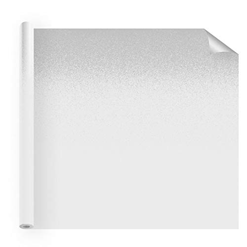 DIMEXACT - Film dépoli Blanc dégradé Horizontal - 152 cm x 1.5 m - en Rouleau