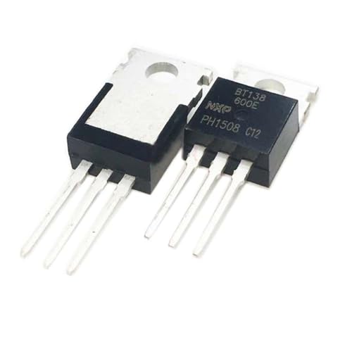 Generic 5pcs BT138-600E BT138 BT138-600 Triacs Rail TRIAC 600V 12A TO-220