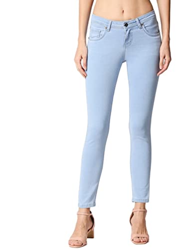 Image of HIGH Star Women Blue Slim-Fit Jeans