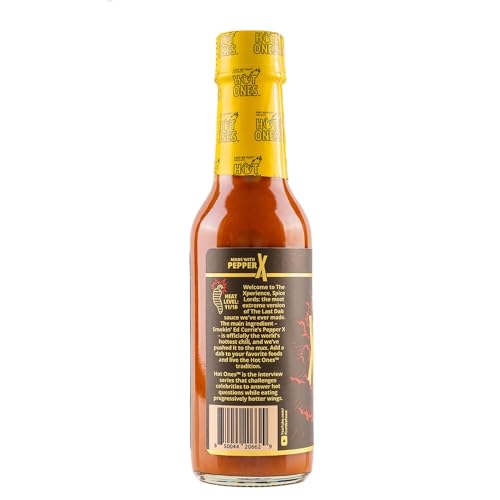 Image of Hot Ones Last Dab Hot Sauce The Last Dab Xperience - Hottest Hot Sauce 5 Fl Oz Pack of 3