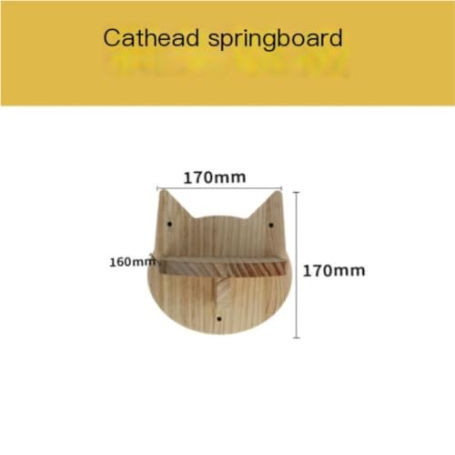 Capsule spatiale pour chat murale et arbre de repos en bois naturel