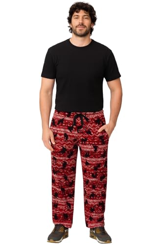 Cozy Comfort Men Printed Lounge Pants 100% Micro Polar Fleece Polyester