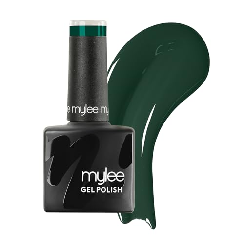 Mylee Gel Nail Polish 8ml [Green Velvet] - UV/LED Soak-Off Nail Art Manicure Pedicure for Professional Salon & Home Use [Green Range] - Long Lasting & Easy to Apply