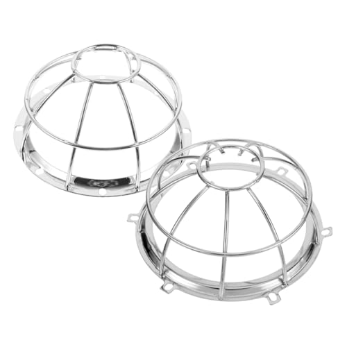 Yardenfun 6 Pezzi Protezione Sprinkler Antincendio in Ferro Custodia Rete Rilevamento Polvere e Detriti Supporto Robusto Facile da Installare per Rilevatore Movimento