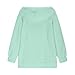 Lastesso girls fashion Toddler Girl Clothes Ultra Soft Sherpa Coat Fleece Hoody Warm Winter Outwear Fuzzy Pullover Sweatshirt with Pockets Mint Green 160