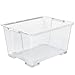 Produktbild Rotho Evo Easy Aufbewahrungskiste 140l, Kunststoff (lebensmittelecht) BPA-frei, transparent, 140l (78,7 x 58,6 x 43,6 cm)