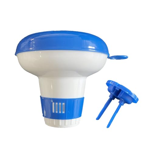 Flotador para Pastillas de Cloro - Flotador para Piscina con Medidor 13 Cm - Accesorios de Mantenimiento de Agua Ajustables, Hogar, Hotel y Uso Comercial