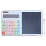 Visibilité améliorée : Dotée d’une calculatrice à 12 chiffres avec tablette d’écriture et grand écran, offre une lisibilité optimale pour les calculs, ce qui la rend idéale pour les étudiants en comptabilité et en mathématiques, ainsi que pour les professionnels actifs