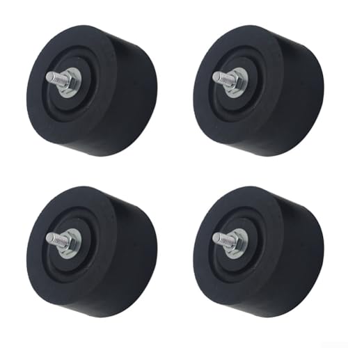 Lot de 4 coussinets en caoutchouc absorbant les chocs pour climatisation extérieure, supports anti-vibrations pour réduire le bruit et augmenter la stabilité (KT-85)