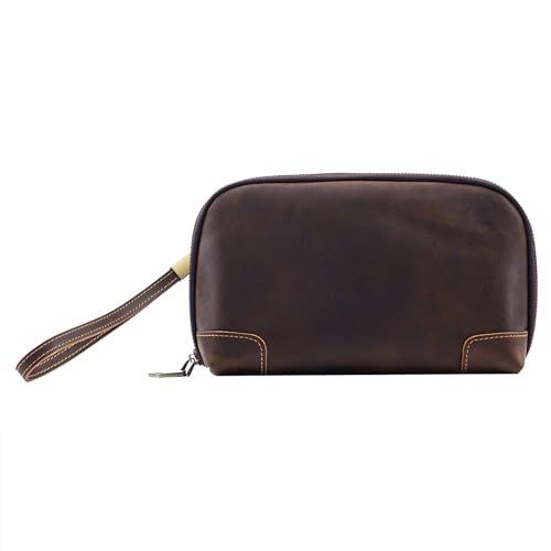 Organiseur de câble en cuir véritable un cadeau utile pour voyageur
