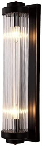 Lámpara de pared de cristal para iluminar pasillos oscuros sin espacio