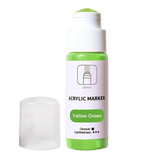 Graffiti Paint Markers – Vibrant Water-Based Ink, Bold 18mm Mop Tip, Graffiti Pen | Quick Drying Refillable Mop Marker 60ml Capacity, Waterproof Fade-Resistant Street Art Tool For All surfacee Types