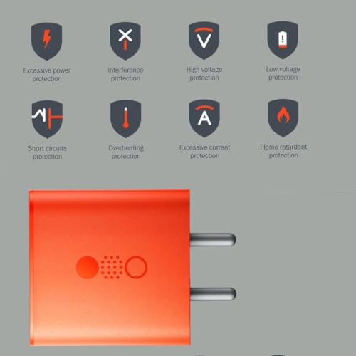 Image of CMF by Nothing Original Charger with Trio Port 65W Ultra-Fast Charging Charger Gan Tech Compatible with Nothing Phone 2A, CMF Phone 1, Nothing Phone 2 (Orange)