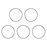 eMagTech 5pcs 60mm Cassette Tape Deck Recorder Rubber Drive Belt for Tape Players Cassette Decks CD ROM Drives