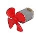 Aexit DC 12V Electrical equipment 0.03A 7000RPM 4-Vane Motor Propeller Red 40mmx2mm for Model Aircraft