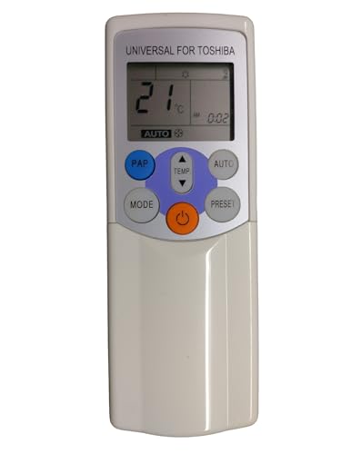 Image of Sanavya AC Remote Control - Compatible Replacement for Split & Window Air Conditioners - Replicates Genuine Remote Functions (Toshiba ac Remote Control 126)