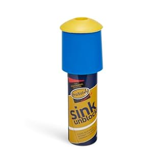 ProSolve Aerosol Sink Unblocker Clear Drain Blockages Without Chemicals or Plunger Fragranced Drain Cleaner for Kitchen Sink Bath Shower Bathroom