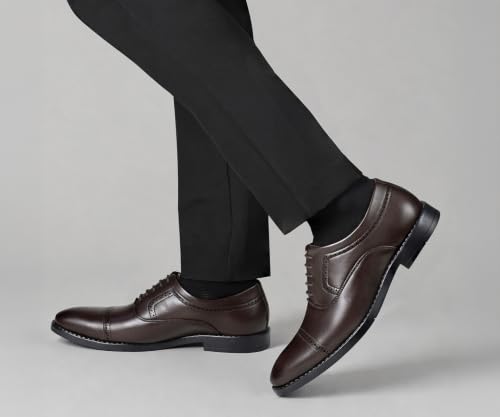 Image of LOUIS STITCH Men's Formal Lace-Up Oxford Shoes | Formal Lace-Up Shoes for Men | Business & Occasion Wear | LSVSOX-1
