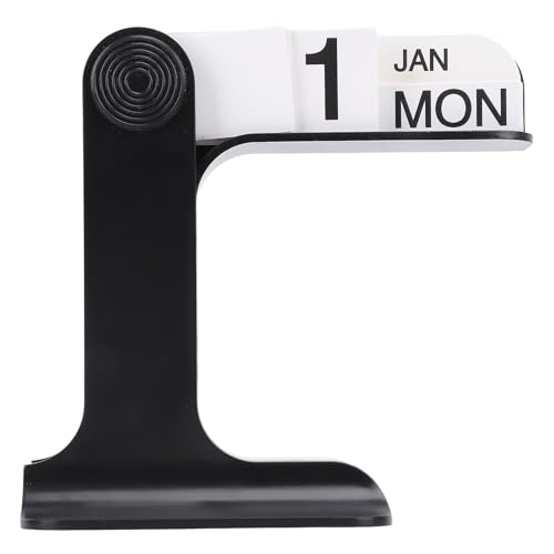 OPPWONG Perpetual Calendar, Month Date and Day Boards Flip Perpetual Calendar Flip Calendar For Desk Wooden Calendar Flipping Simple Calendar Desktop Decor For Living Room Cabinet Office