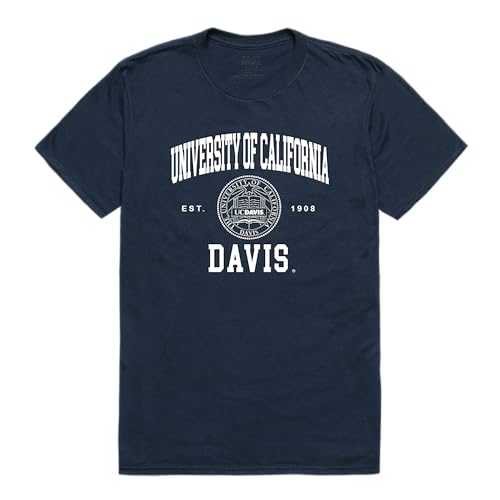 W Republic UC Davis Aggies Seal College Tee, Navy, Medium