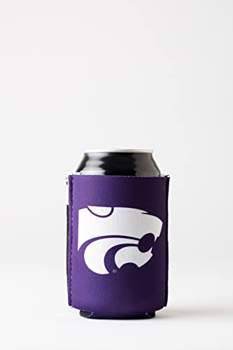 Soporte ajustable ZipSip Kansas State morado para latas y botellas con aislamiento térmico