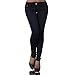 Produktbild Diva-Jeans H937 Damen Jeans Hose Hüfthose Damenjeans Hüftjeans Röhrenjeans Röhrenhose Röhre, Schwarz, 36