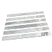 TUOREN 6Pcs Electric Guitar Gauged Nut Slotting File Set, 0.009"-0.042" Guitar Nut Files for Light Strings, Luthier Repairing Tool Kit