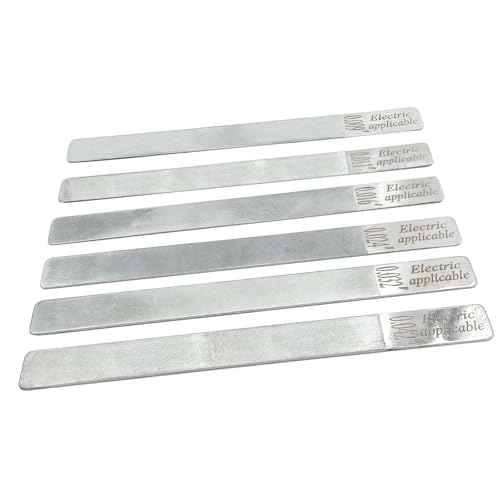 TUOREN 6Pcs Electric Guitar Gauged Nut Slotting File Set 0.009-0.042 Guitar Nut Files for Light Strings Luthier Repairing Tool Kit