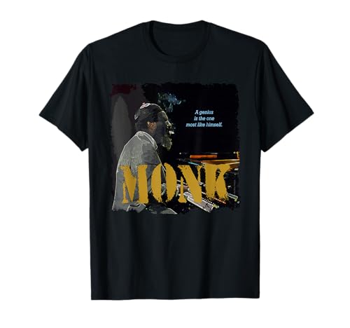 Moine Jazz Wisdom Pianiste musicien T-Shirt