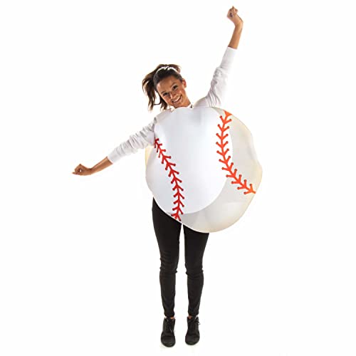 Sports Halloween Costume | Costume for Men and Women | One Size Fits Most | Baseball Costume