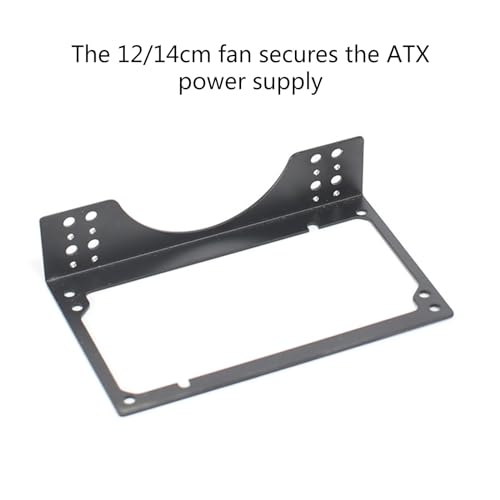 Soporte metálico para fuente SFX con espacio para ventilador 12cm y 14cm miniatura 6